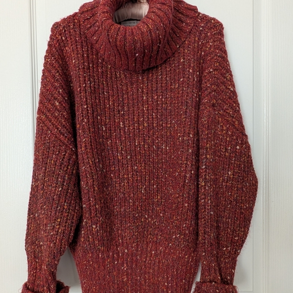 New Republic Sweaters - Cozy Red Turtleneck Sweater